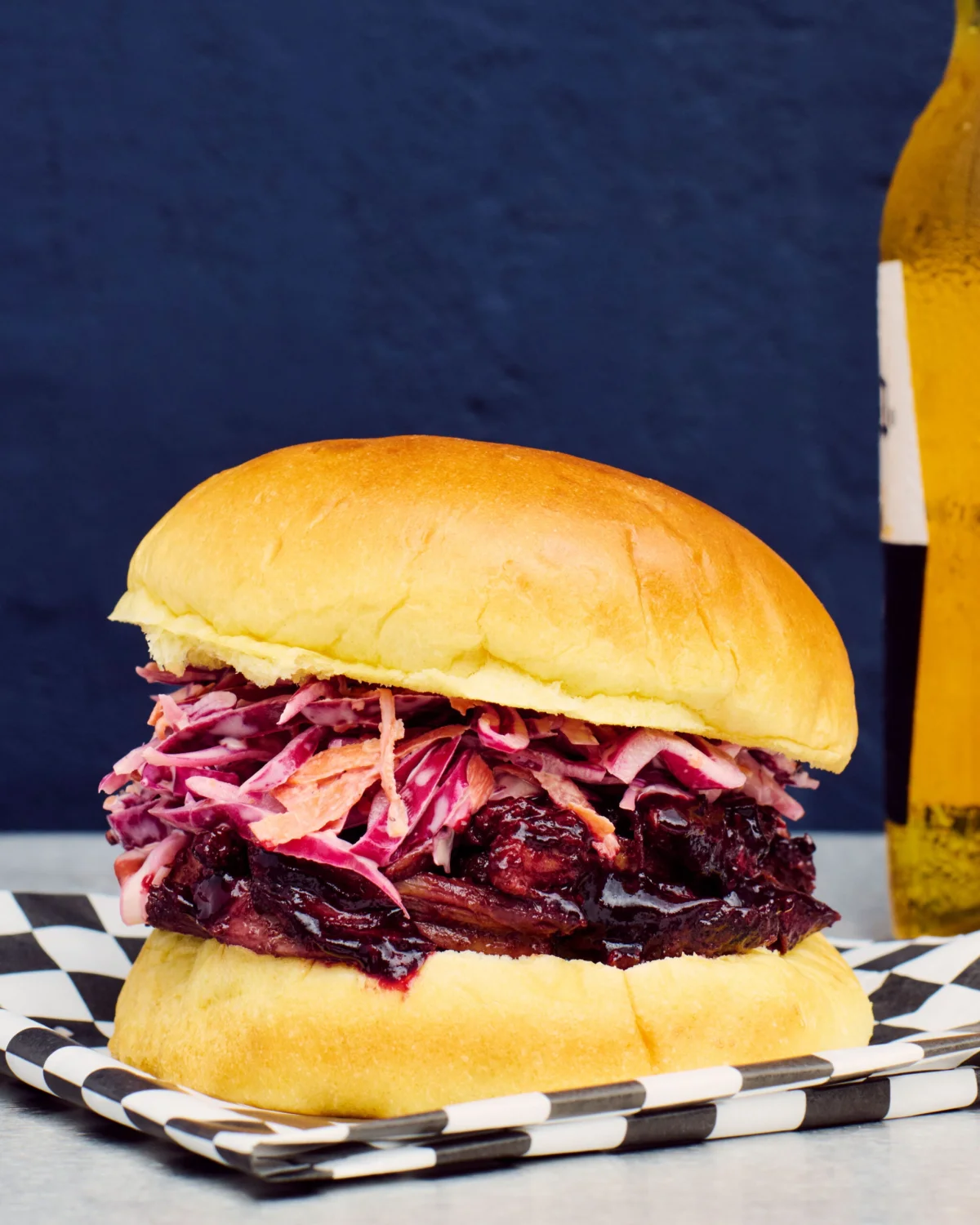 Pulled Pork Sandwiches With Black Raspberry BBQ Sauce