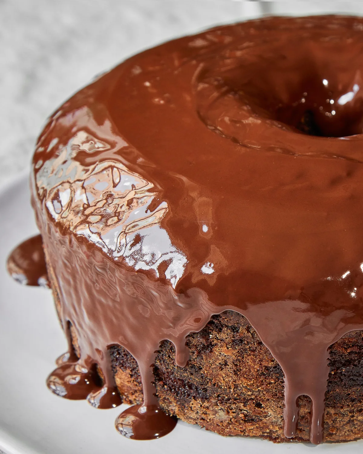 Chocolate and Honey Swirl Cake