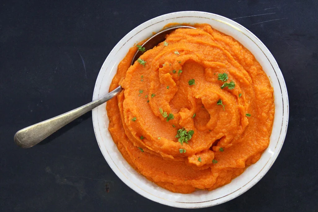 Puréed Carrots with Orange and Ginger