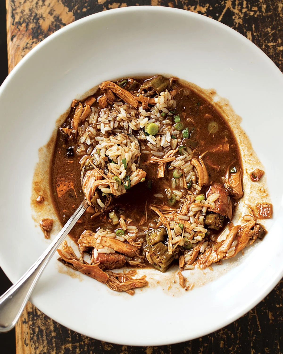 Fried Chicken and Andouille Gumbo