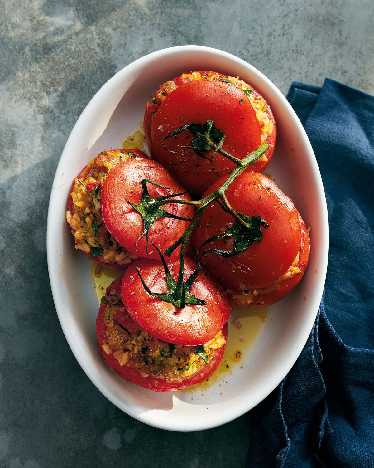 Provençal Stuffed Tomatoes