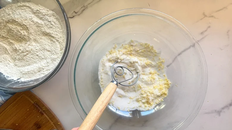 danish whisk in bowl