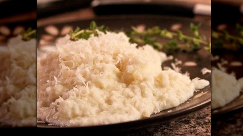 Plate of Mashed Cauliflower