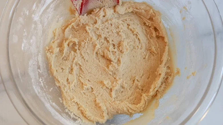 Cookie dough in bowl