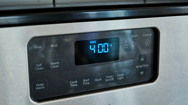 preheating the oven to 400 degrees