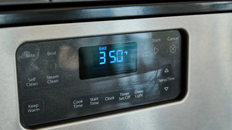 preheating the oven to 350 degrees