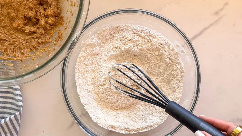 whisk in dry ingredients
