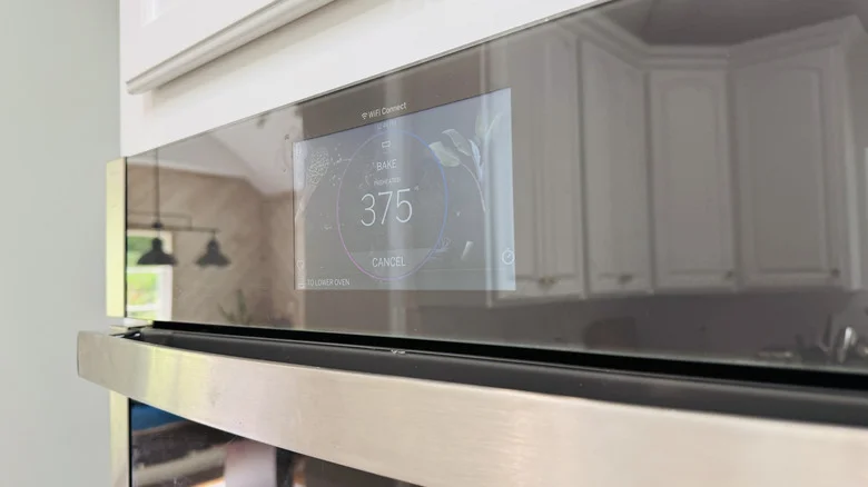 Oven temperature screen reading 375 F