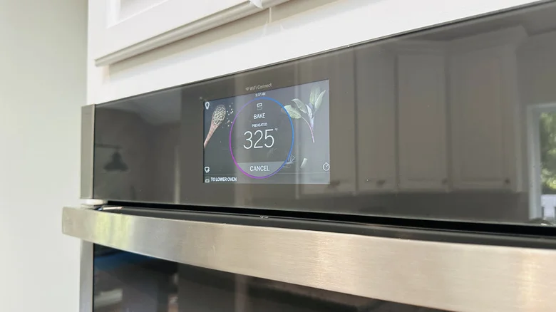 Oven temperature screen set to 325 F