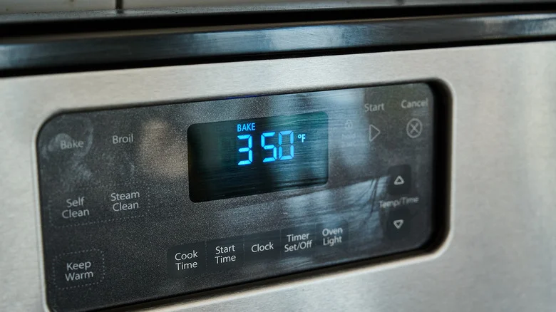 preheating the oven to 350 degrees
