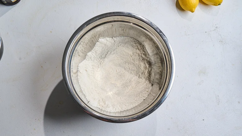 dry ingredients combined in a bowl