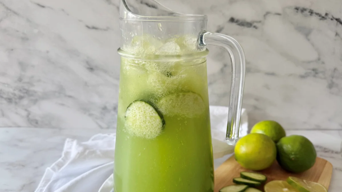 Sparkling Cucumber Limeade Recipe