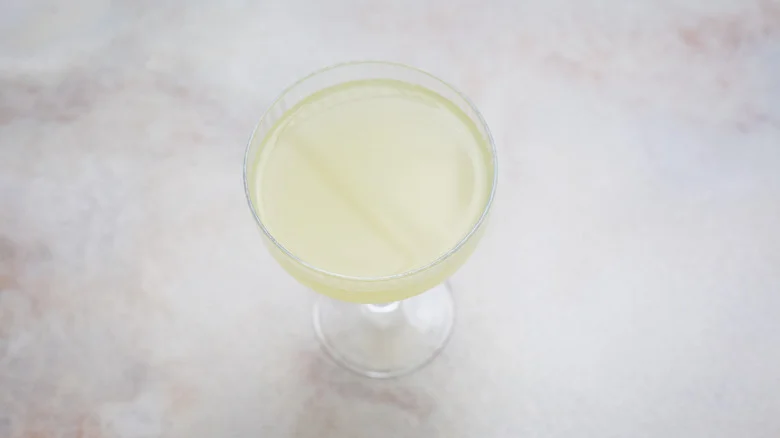 cocktail in coupe glass