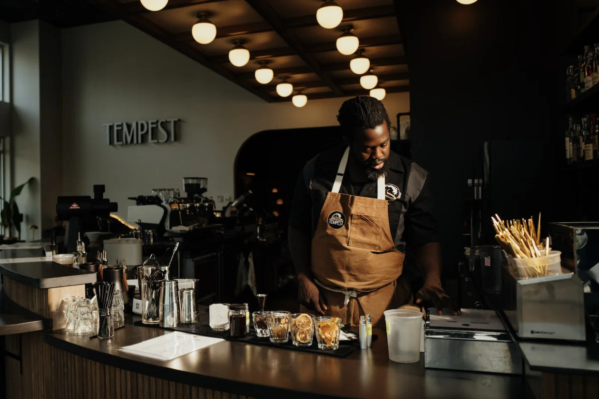 Tempest Artisan Coffee Cocktail bar Brownsburg Indianapolis cocktails